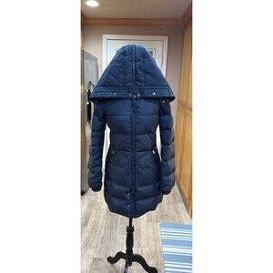 Pajar Panther Navy Blue Insulated Long Coat/Jacket Parka Size XS